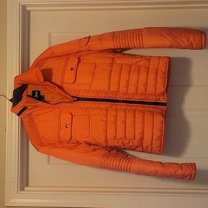 Women's Orange Pop Icon Coat